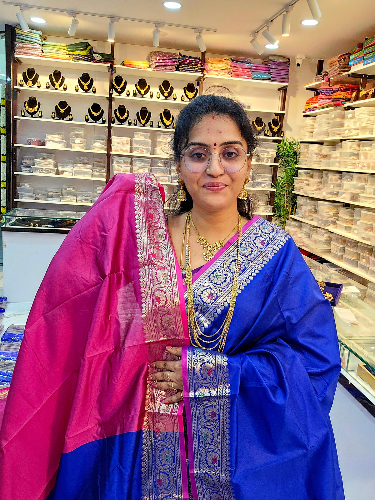 Saree un stiched blouse code SLS 725