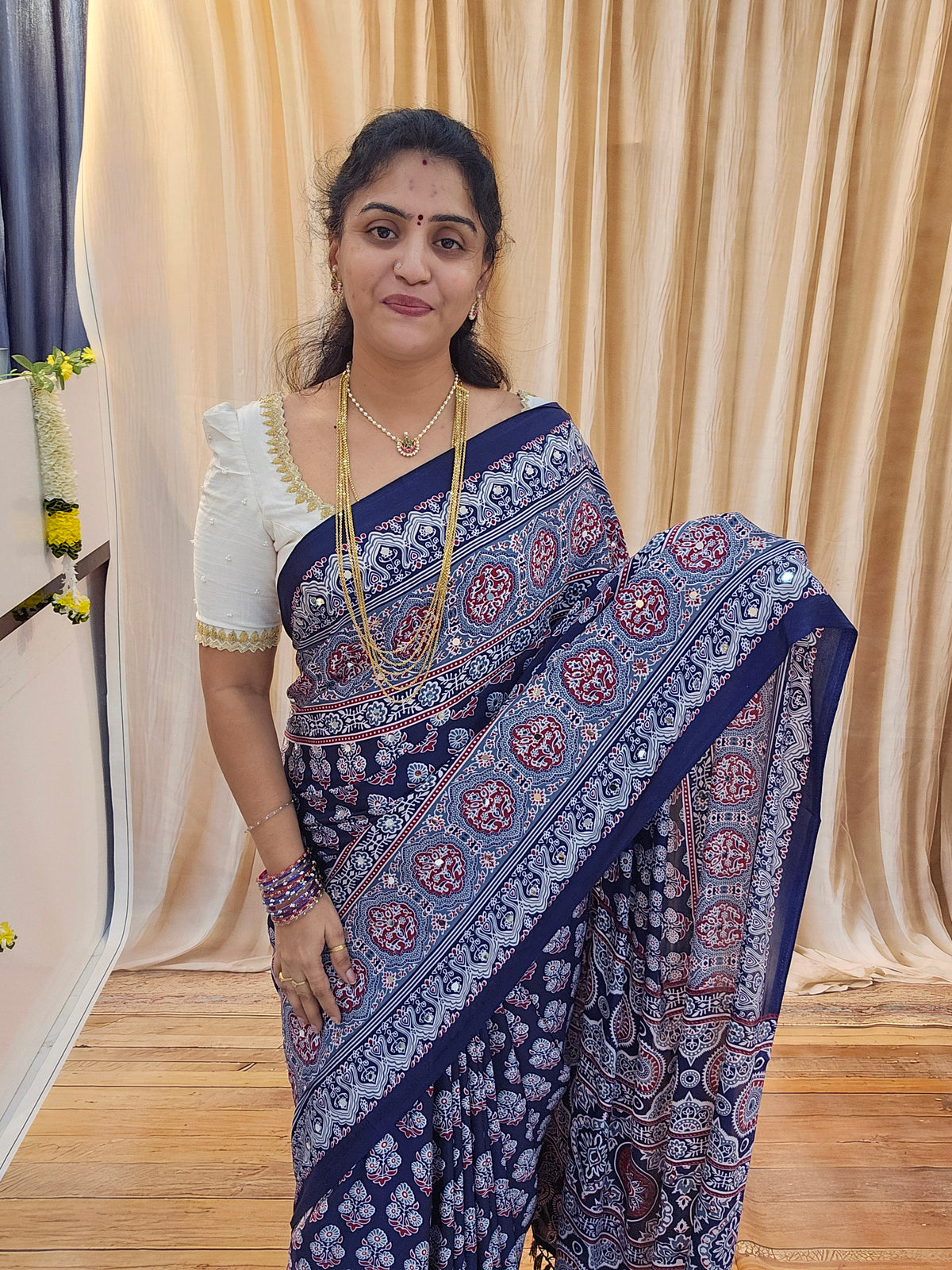Saree un stiched blouse code SLS 748