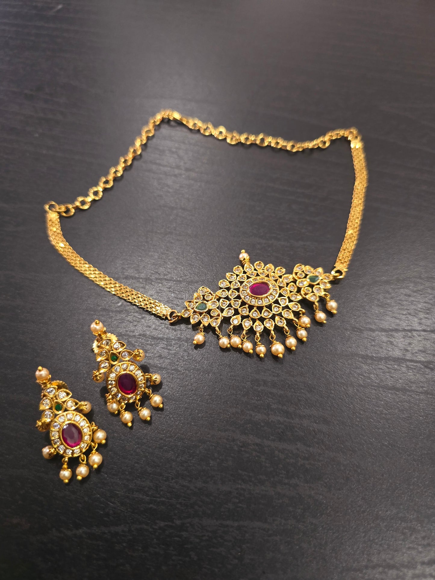 Neck set with earrings Code SLS 361 J
