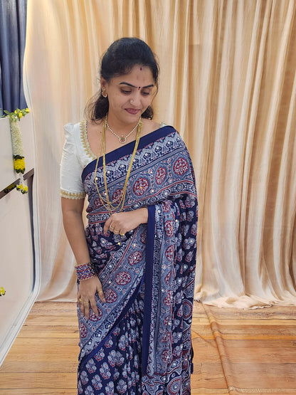 Saree un stiched blouse code SLS 748