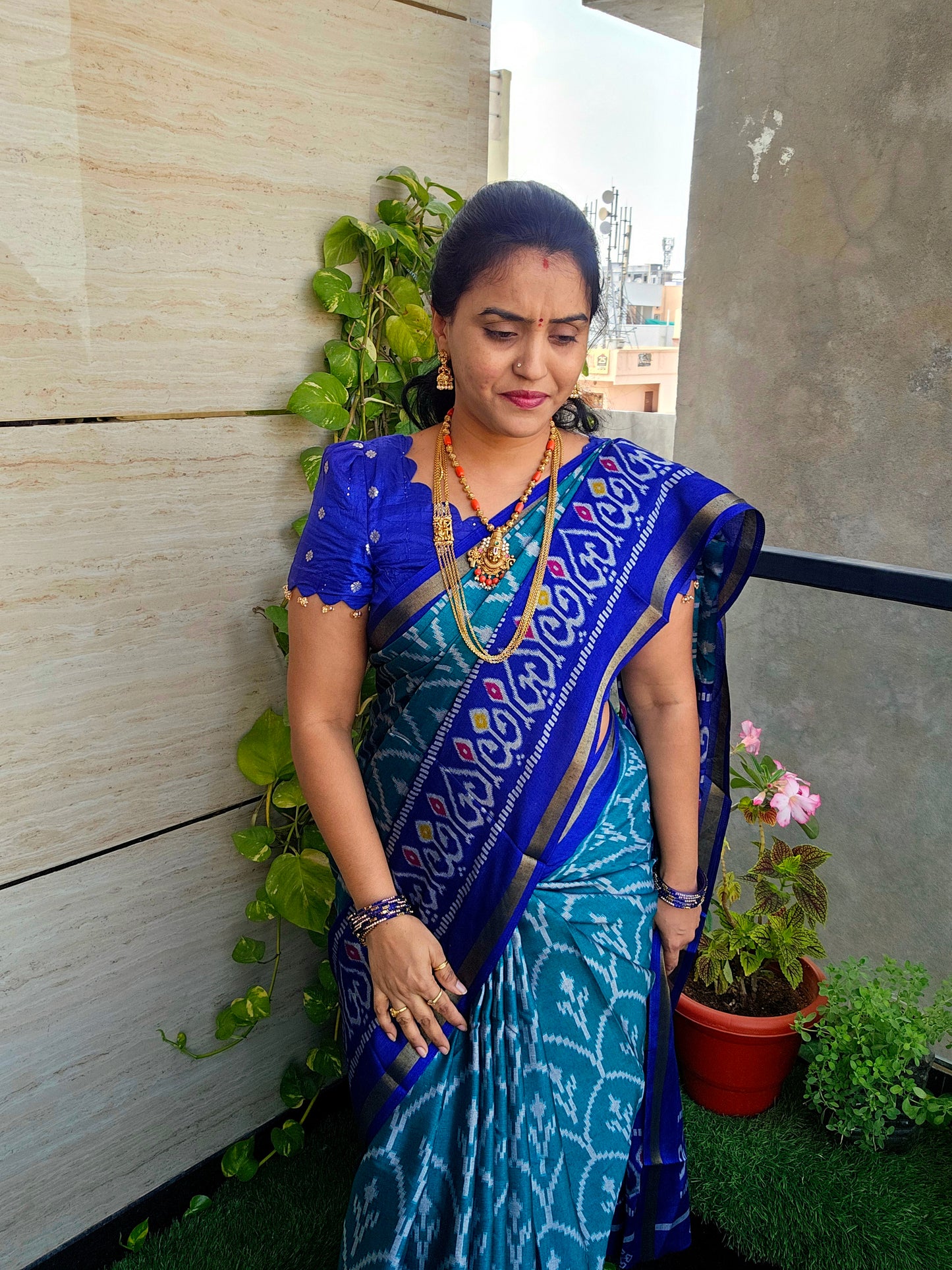 Saree un stiched blouse code SLS 530