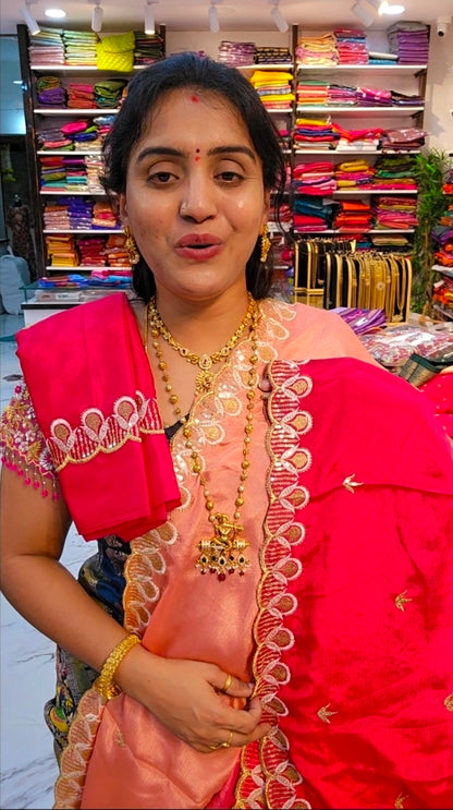 Saree un stiched blouse code 608