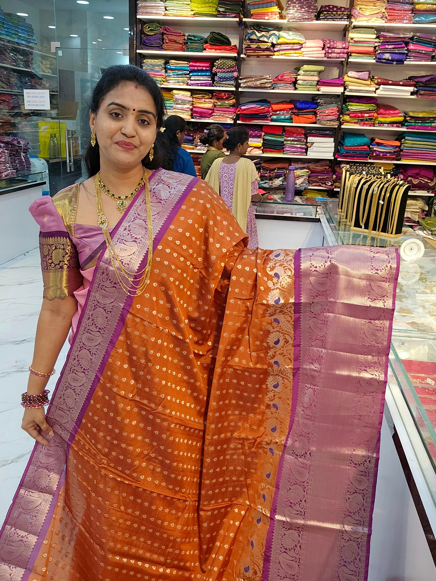 Saree un stiched blouse code SLS 672