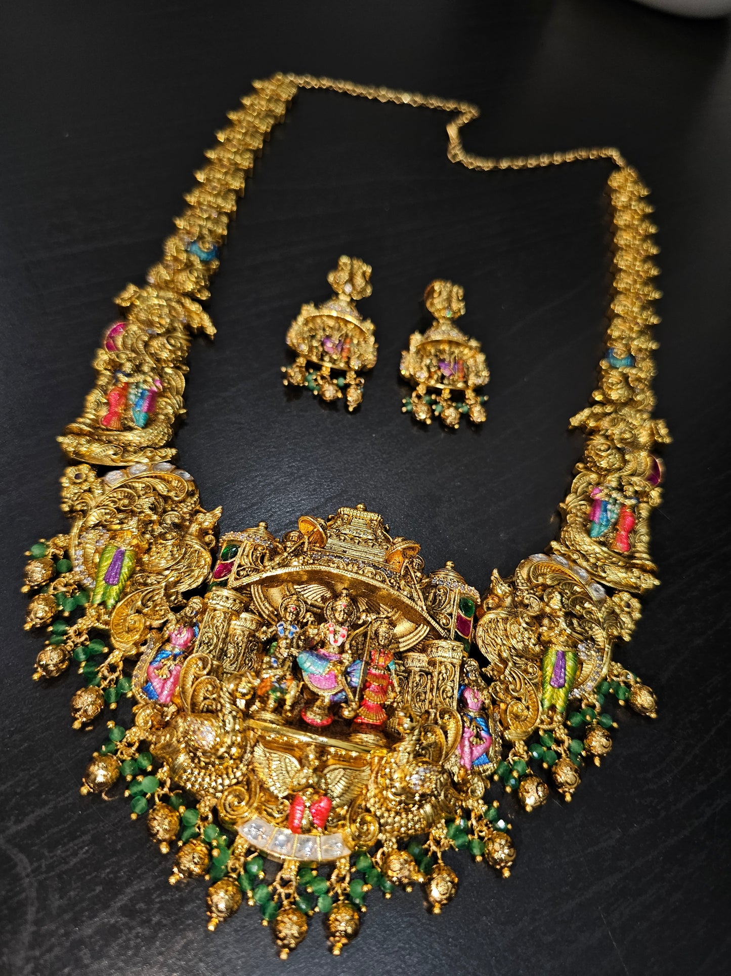 Long set with earrings code SLS 441J