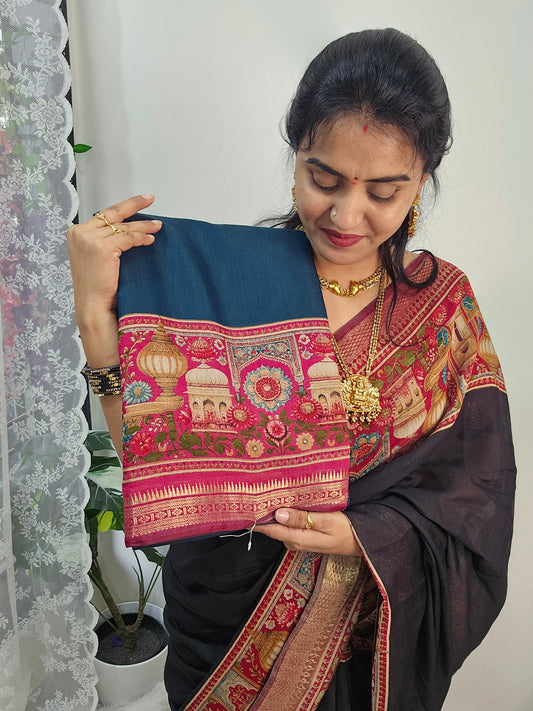 Saree un stiched blouse code SLS 632