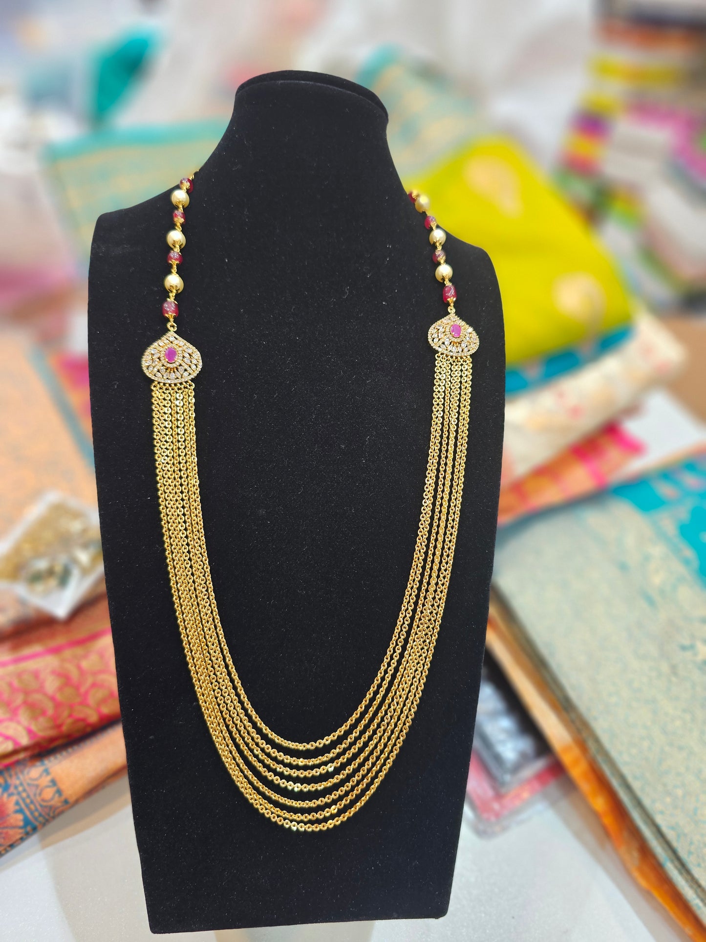chandraharam ( handmade step chain)- SLS 68J