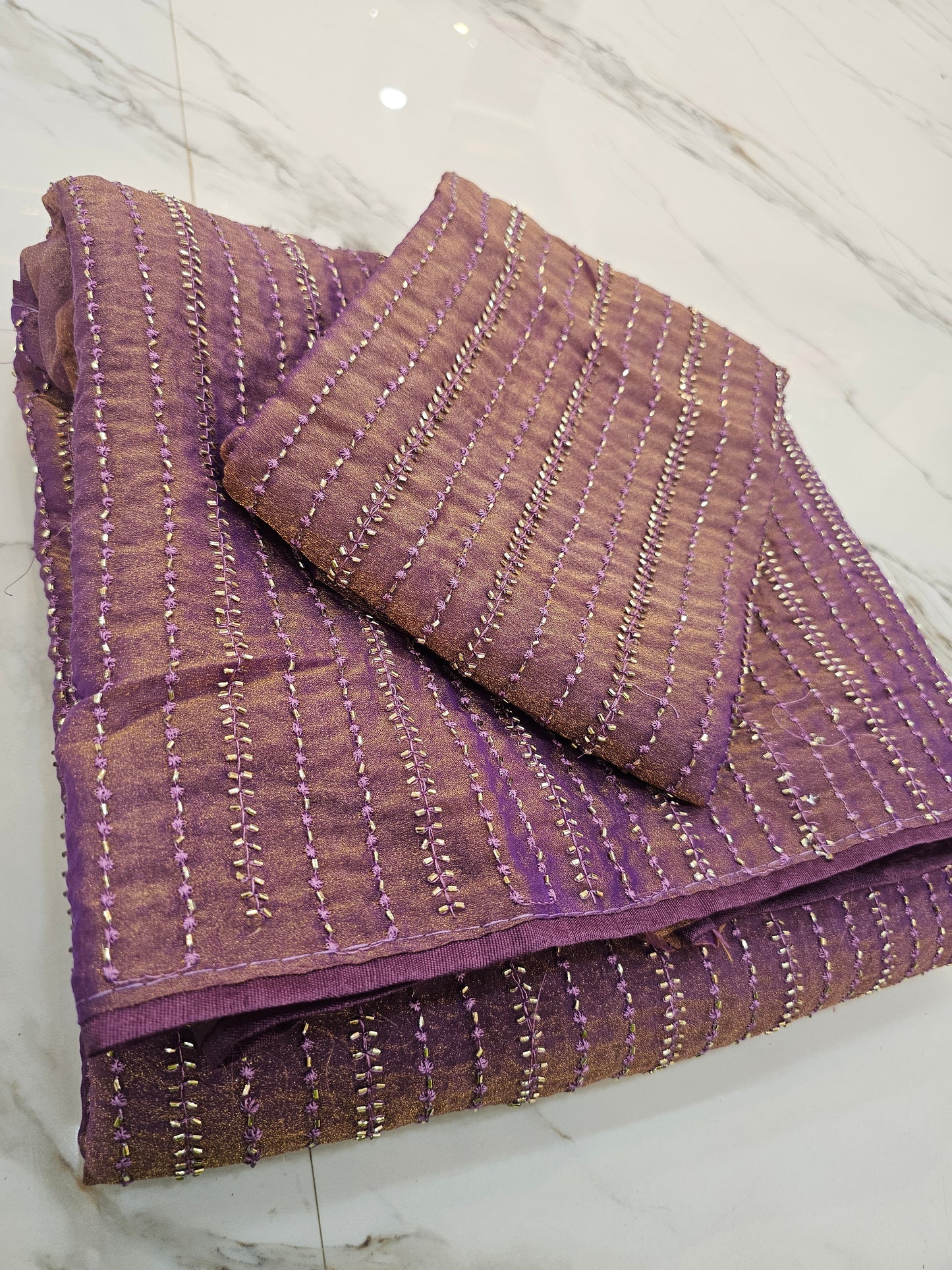Saree un stiched blouse code SLS 681