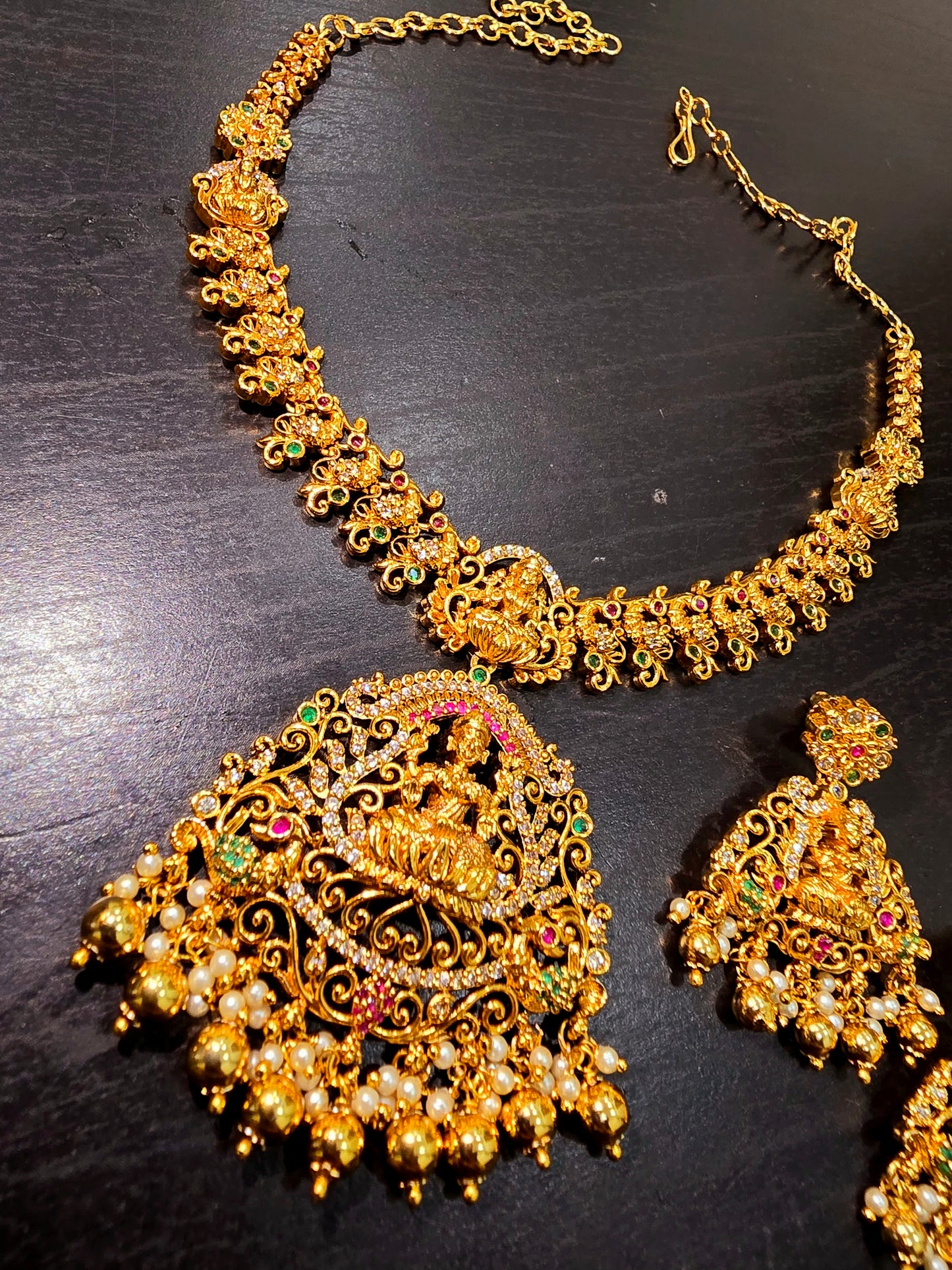 Neck set with earrings Code SLS 373 J