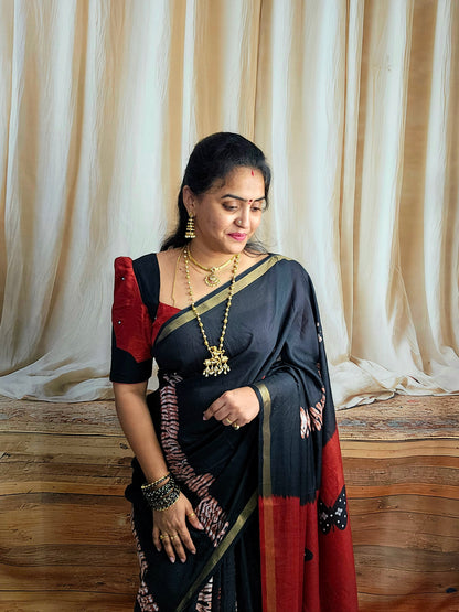 Saree un stiched blouse code SLS 685