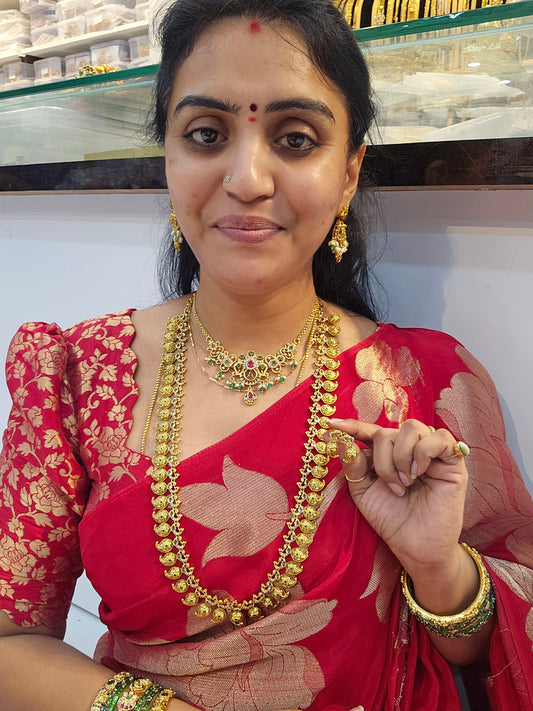 Mango mala with earinge long set code SLS 887J