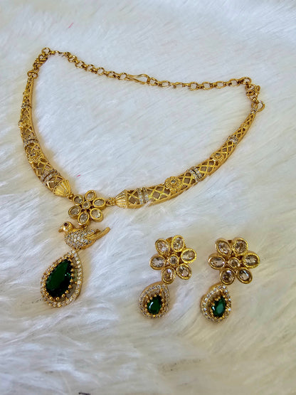 Neck set with earrings  code SLS 359 J