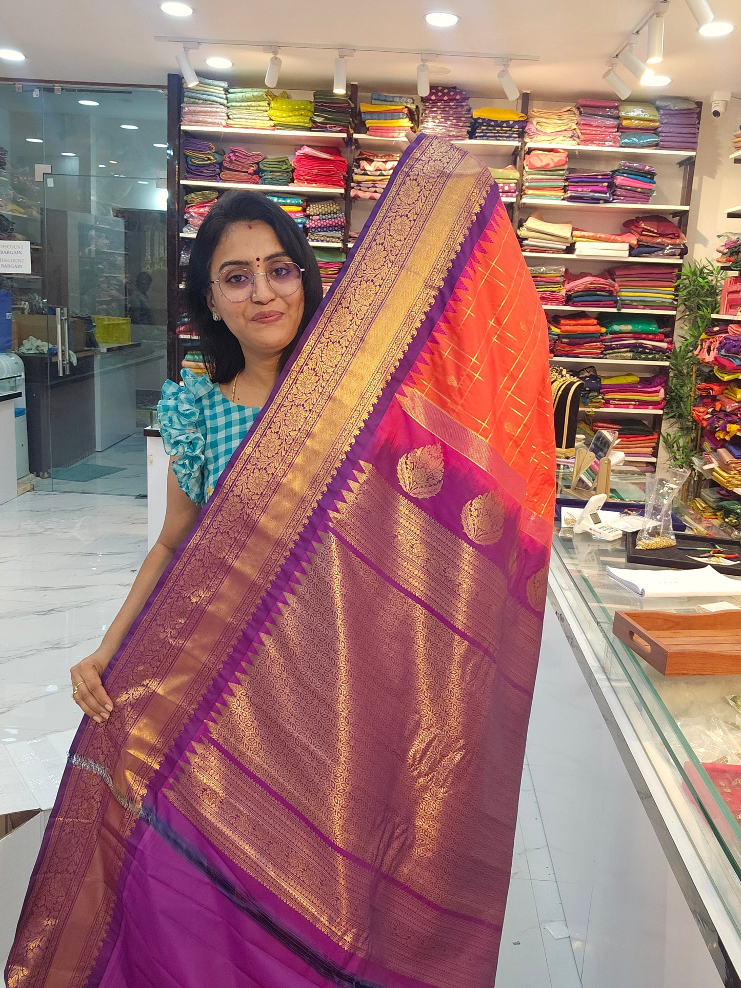 Saree un stitch blouse code SLS 683