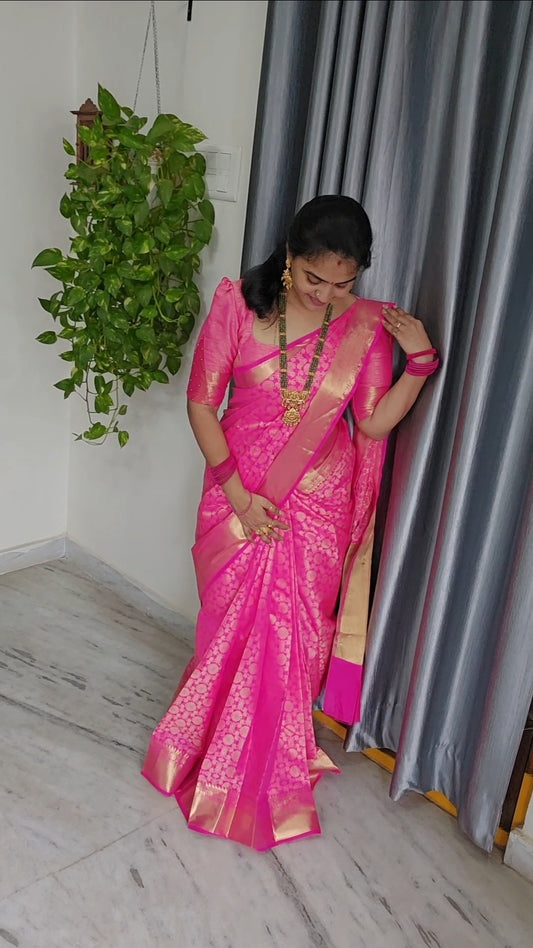 Saree un stiched blouse SLS75