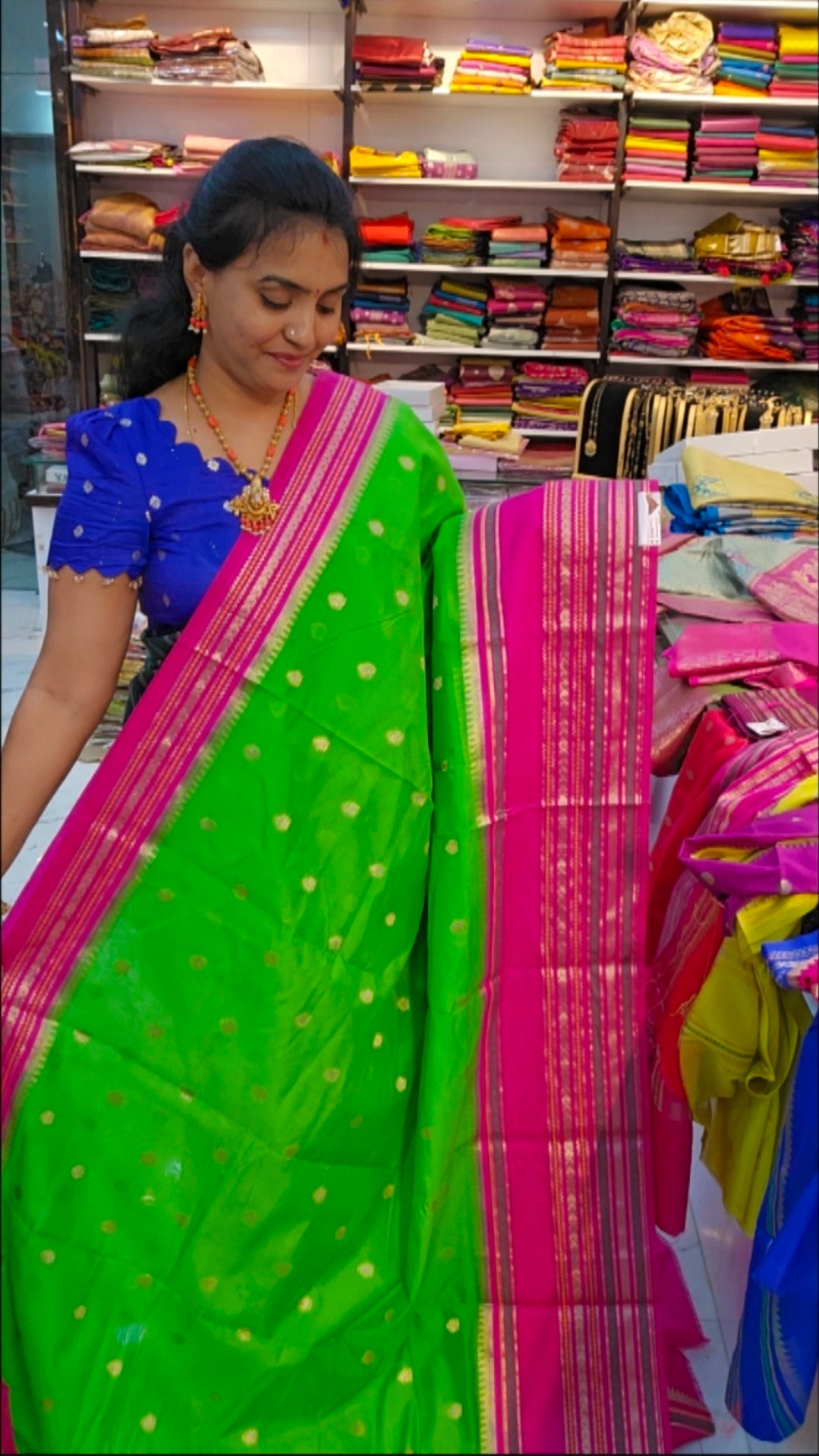Saree un stiched blouse code SLS 531