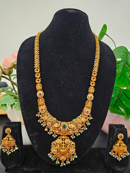Long set with earrings code SLS 867J