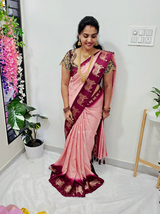 Saree un stiched blouse code SLS 393