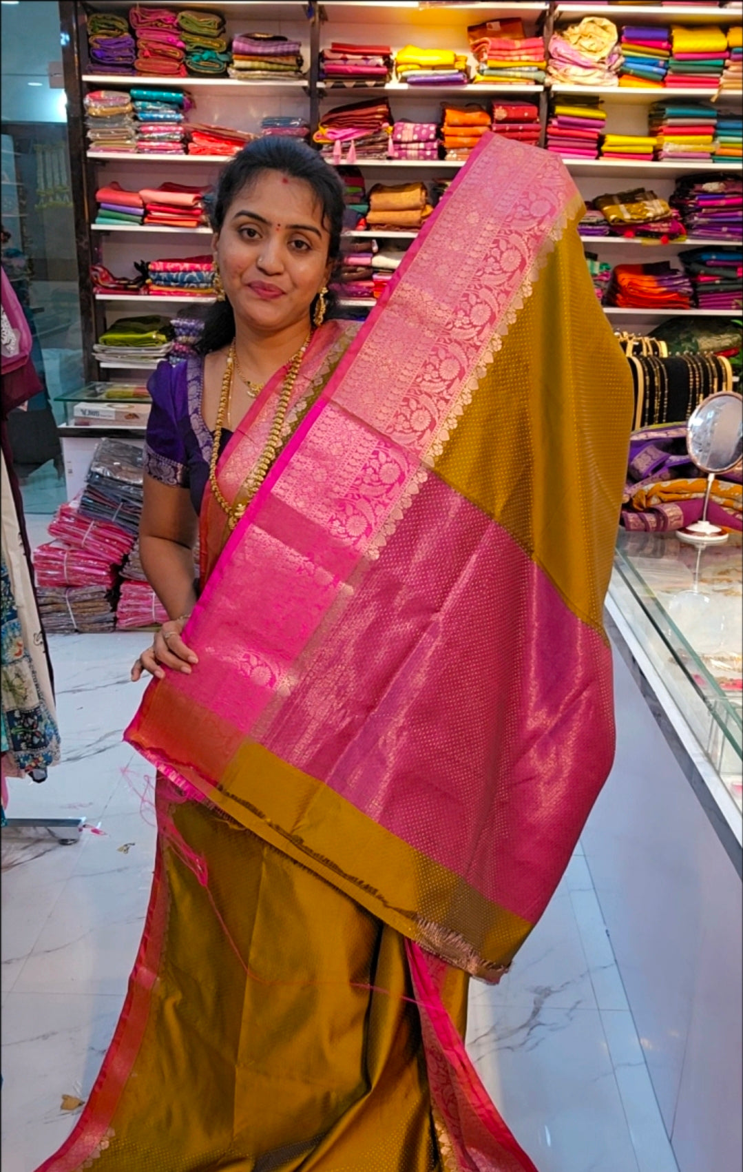 Saree un stiched blouse code SLS 542