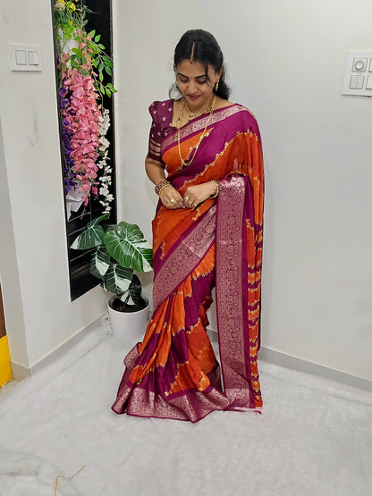 Saree un stiched blouse code SLS 427
