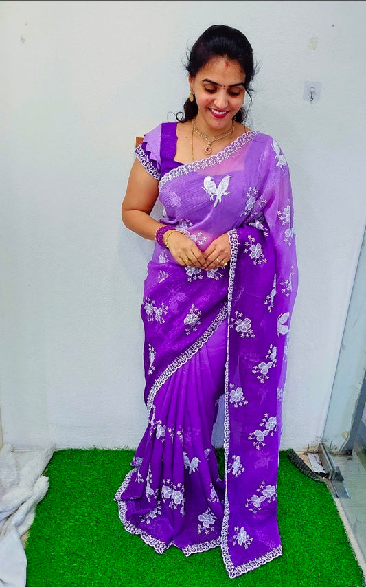 Saree un blouse code SLS 452