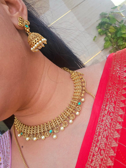Neck set with earrings code SLS 591J