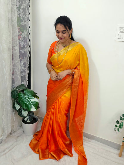 Saree un stiched blouse code SLS 612