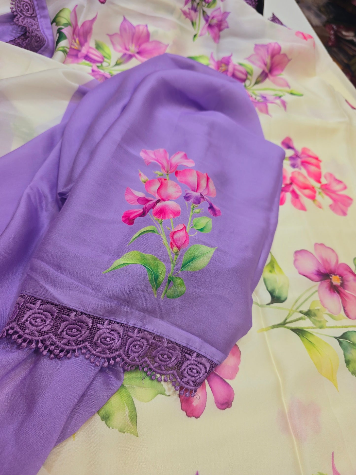 Saree un stiched blouse code SLS 274