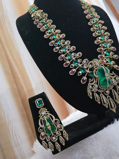 Rani  haram  Neck set with earinges 761J