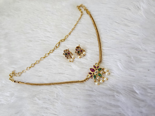 Neck set with earrings code SLS 718J
