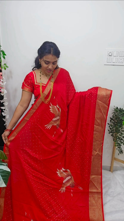 Saree un stiched blouse 464