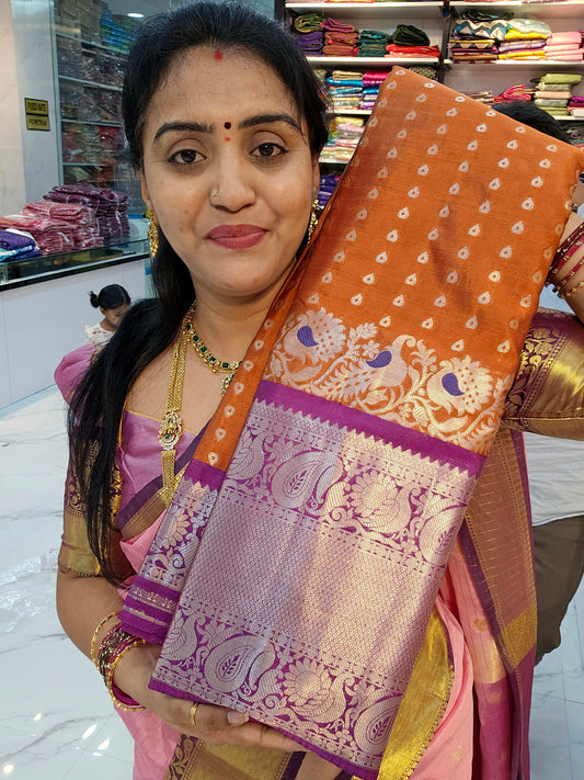 Saree un stiched blouse code SLS 672