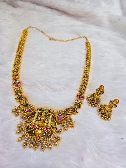 Long set with earrings Code SLS 393J