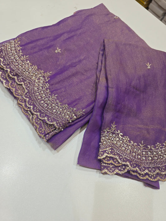 Saree un stiched blouse code SLS 241
