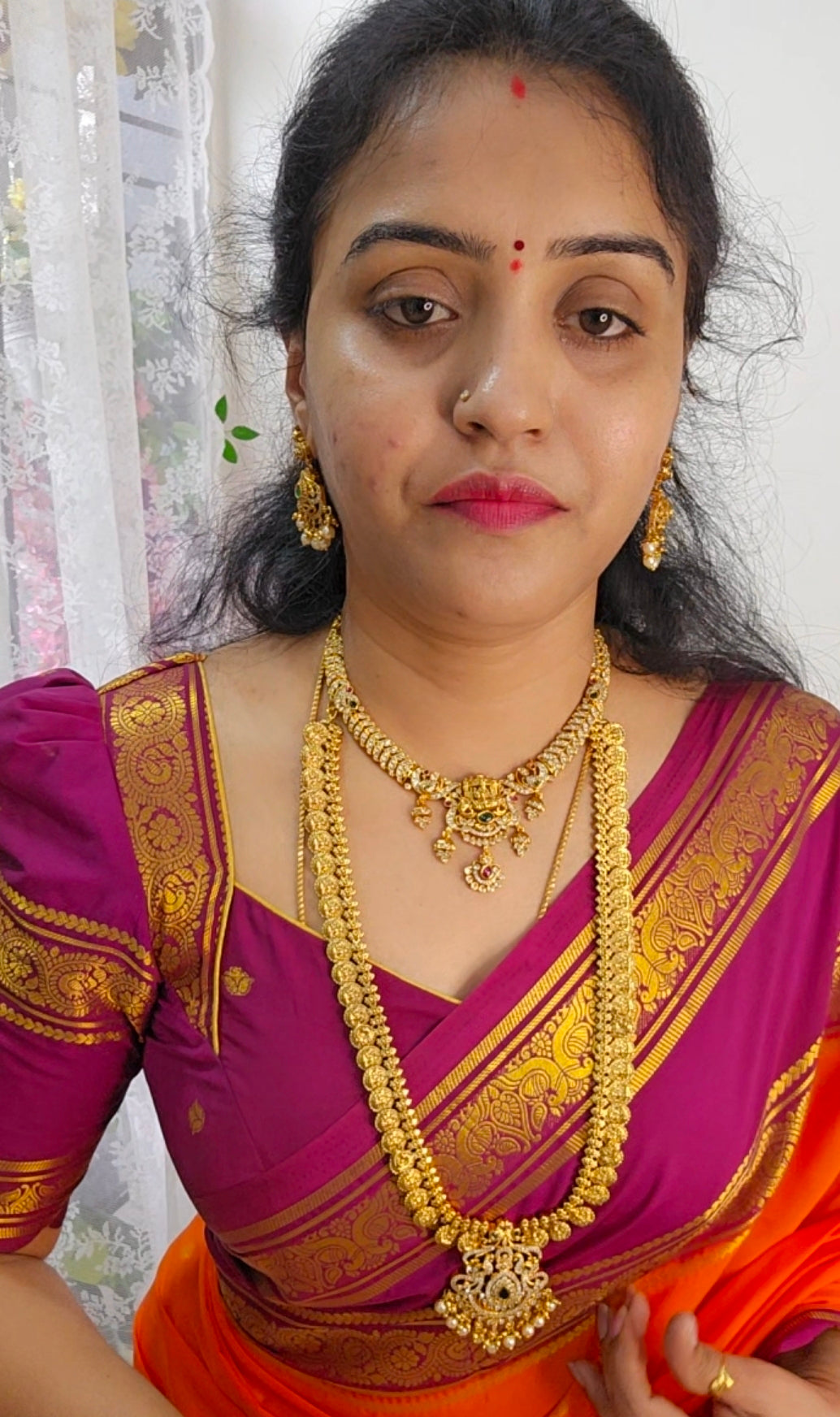 Neck set with earrings code SLS 551J