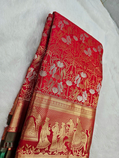Saree un stiched blouse code SLS 583