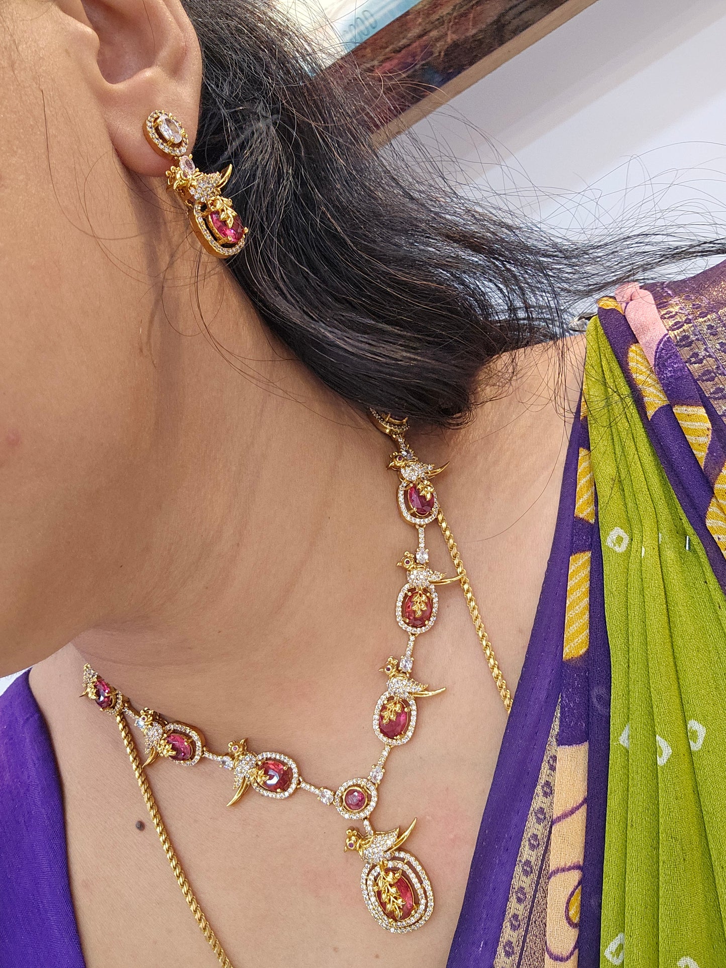 Neck set with earrings code SLS 897J