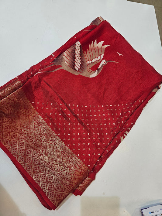 Saree un stiched blouse code SLS 475