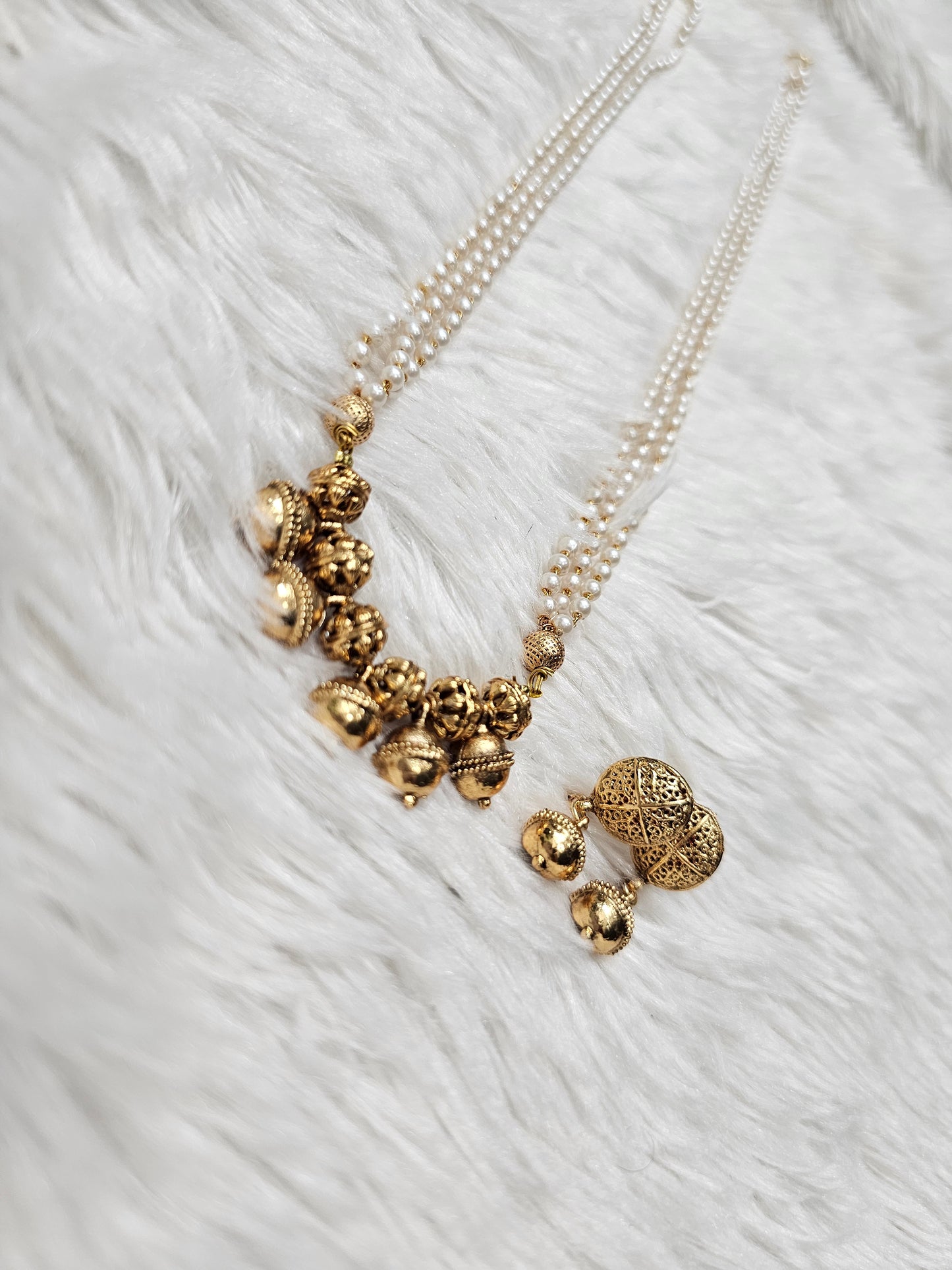 Mala with earrings code SLS 725J