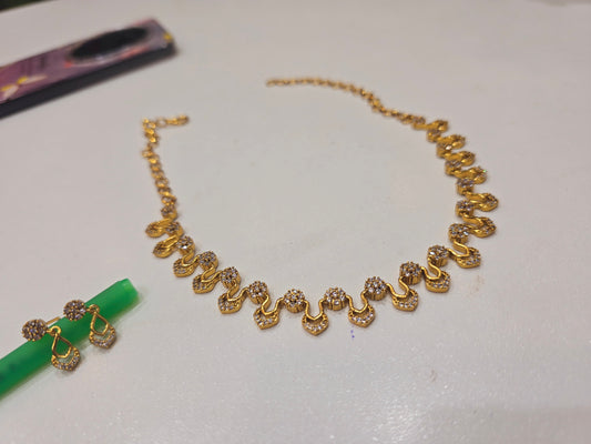 Neck set  with earrings code SLS 273J