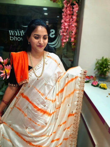 Saree un stiched blouse - SLS71