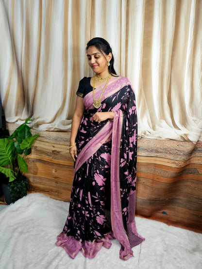 Saree un stiched blouse code SLS 677