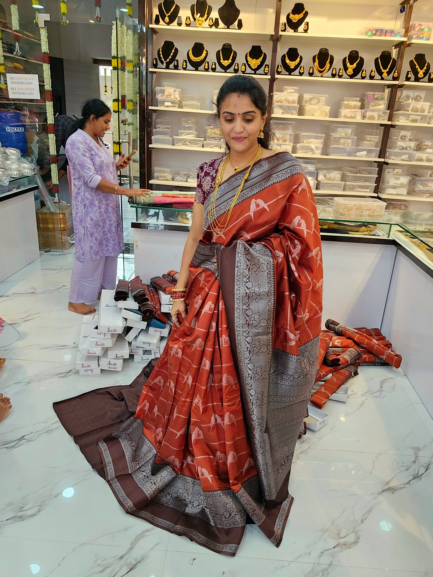 Saree un stiched blouse code SLS 710