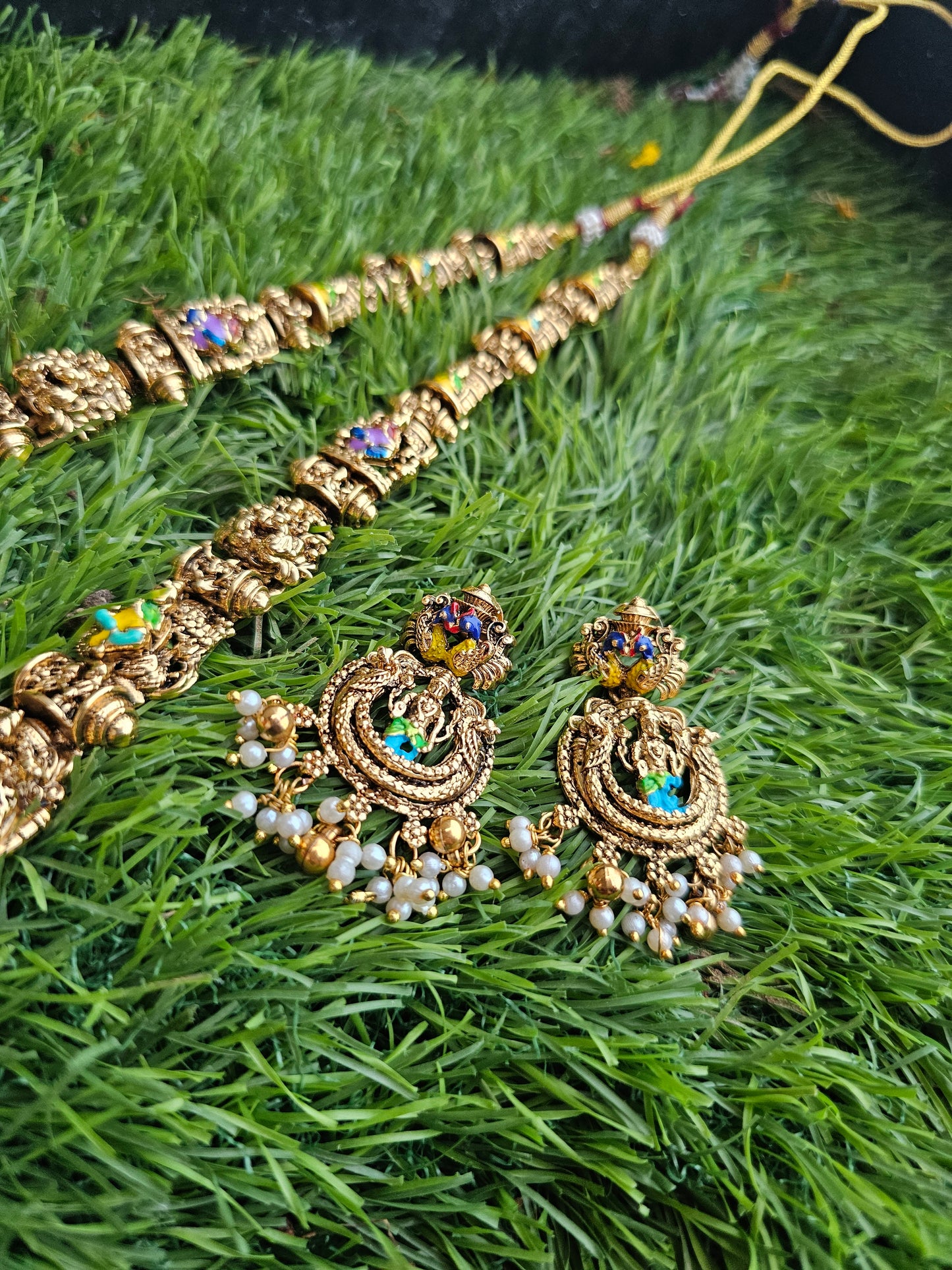 Long set with earrings code SLS 530J