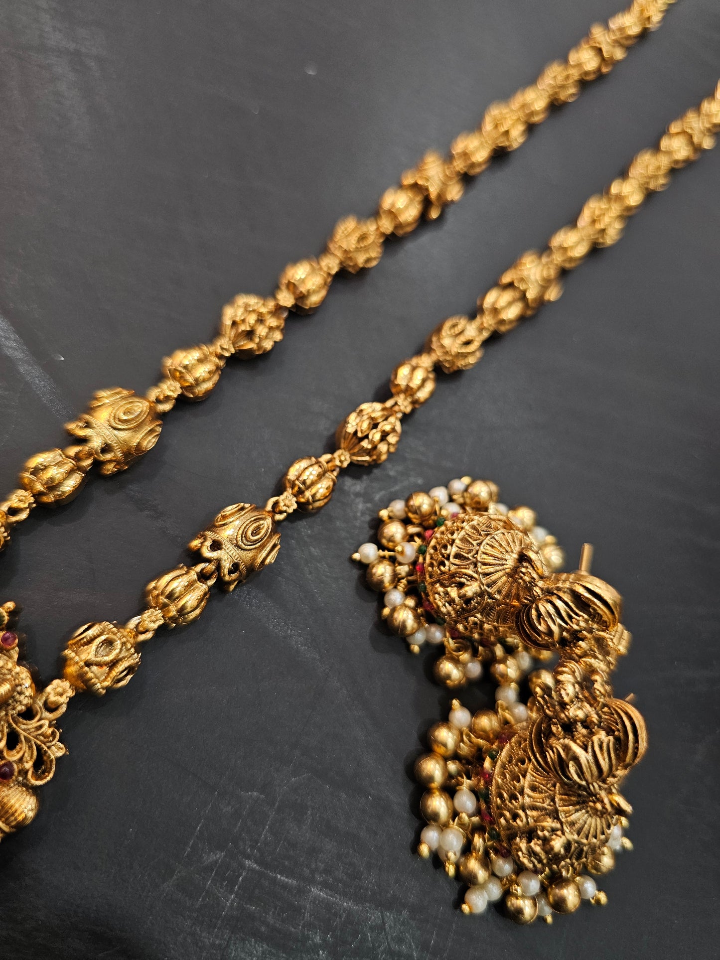Mala set with earrings code SLS 518J