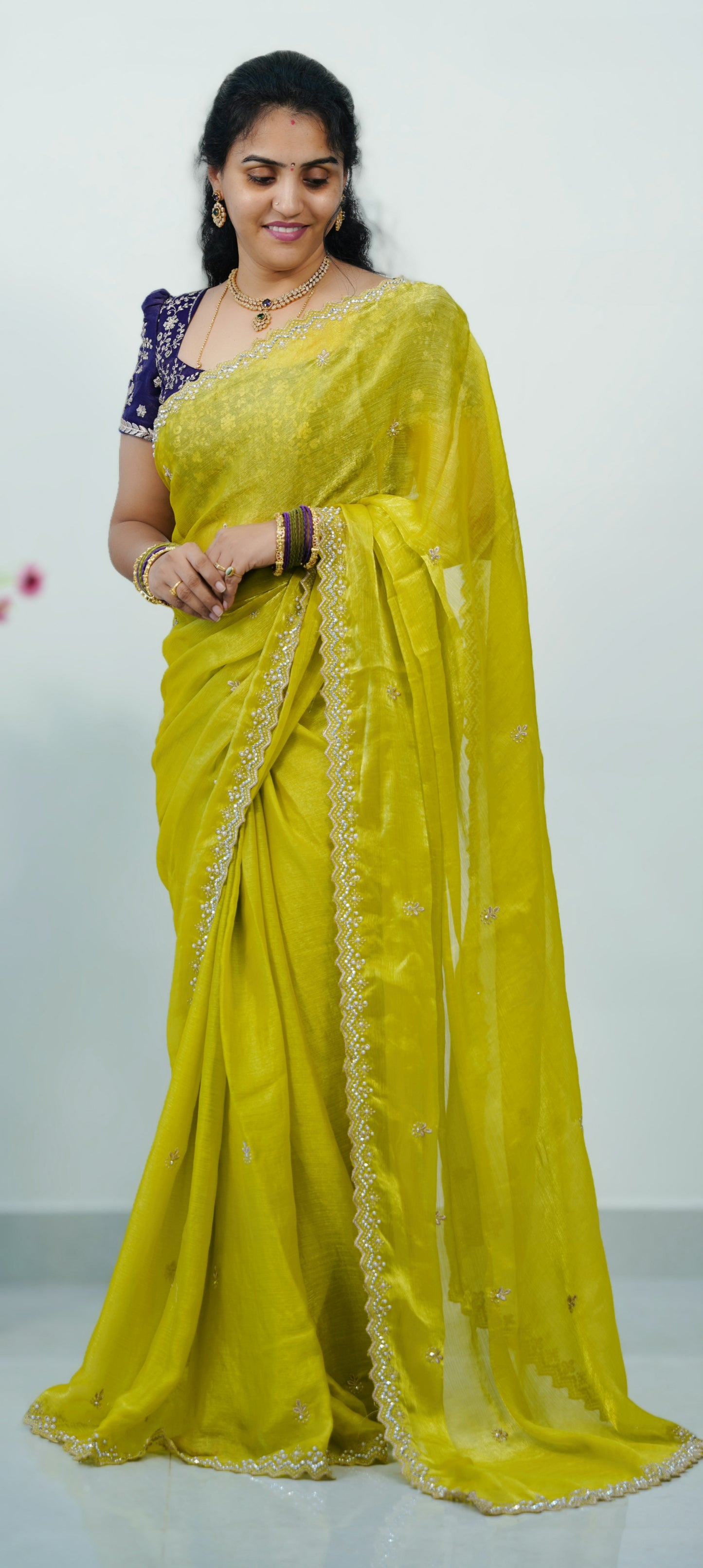 Space silk heavy work blouse-SLS31